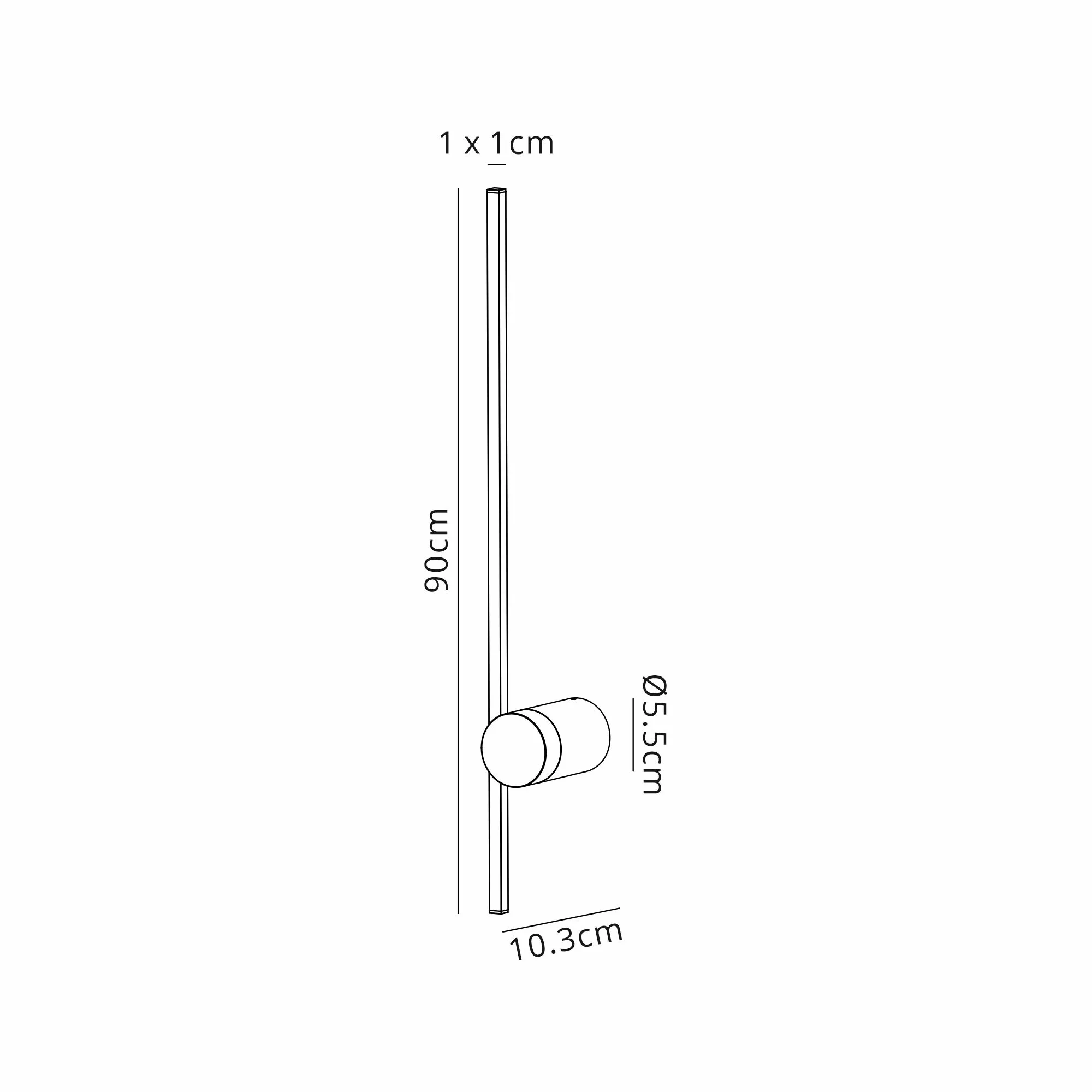 Tobago Wall Light 9W LED M7866  Mantra Fusion Tobago